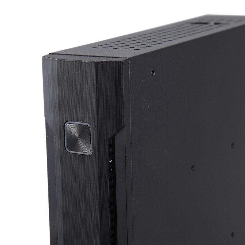 Mini-Itx Slanke Kleine Form Factor Computer Case Htpc Computer Case Met 2 X USB2.0 12V 8A Power adapter