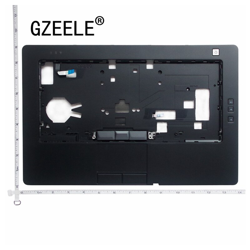 GZEELE laptop case for Dell Latitude E6430 TOP COVER Palmrest Upper Case 35H7M KB Bezel Cover With Touchpad FPR 0RFTGT C8MT7: Without fingerprint