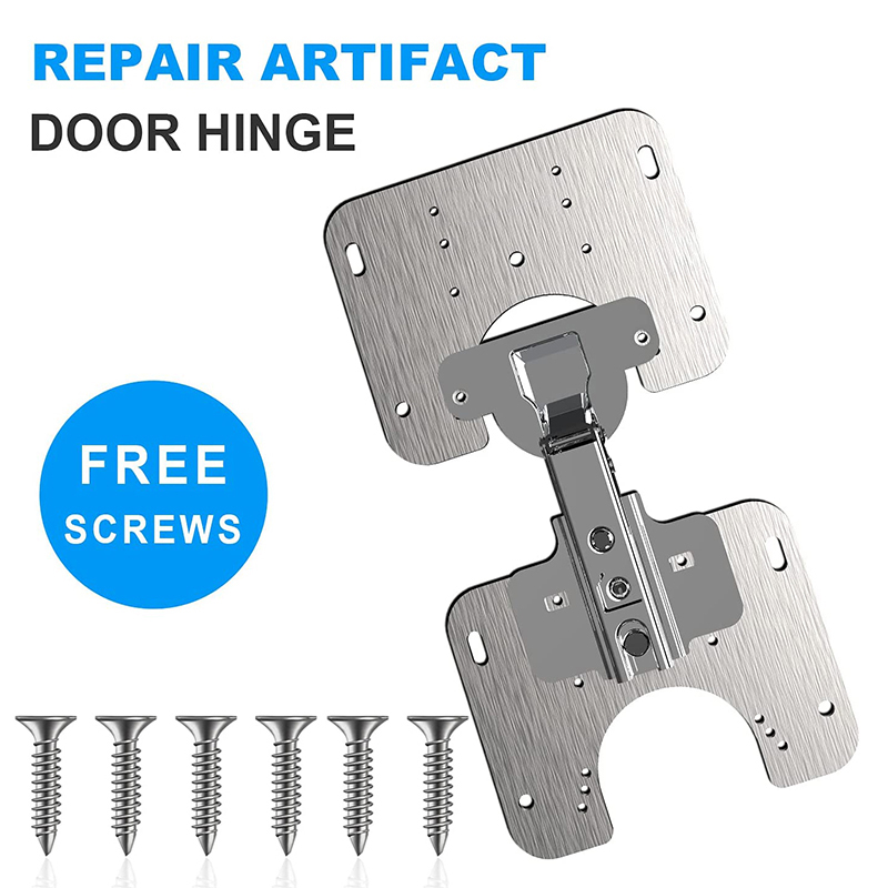 1/2/4pcs Hinge Mounting Plate with Screws Adapts to Hinge Cups of Different Sizes Easy Mount Concealed Cabinet Hinge XHC88
