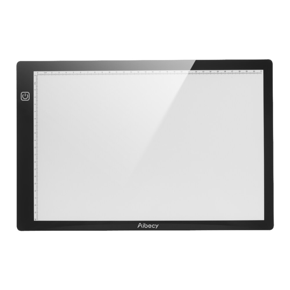 Magnetic A3/A4 LED Tracing Light Box Ultra-thin Stepless Dimmable Brightness Artcraft Light Table Board with Scale USB Powered: A4