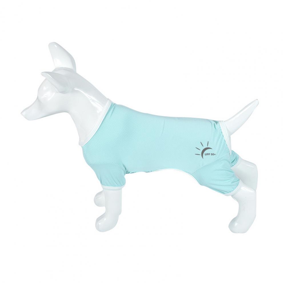 Mono suave para perro, traje Anti-UV de Color sólido, ropa de calle para perro, camisa informal para mascotas: XXL / Verde