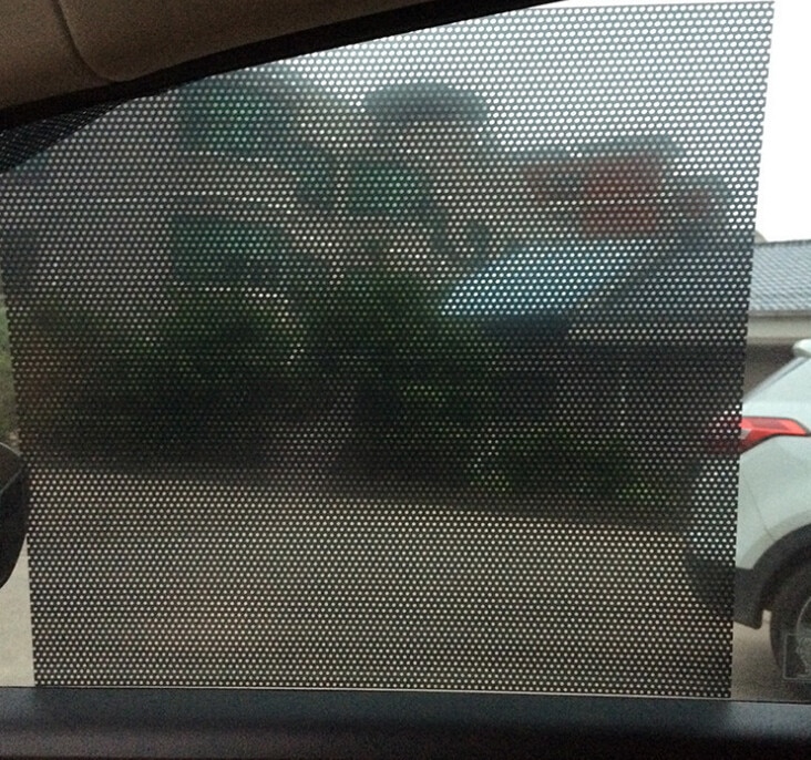 2 pçs/lote 42*38cm Uv Etiqueta Do Carro Filme Força de Adsorção Estática Sombrinha Sombrinha Adesivos Eletrostáticos Auto Adesivos de Carro Carro Styling