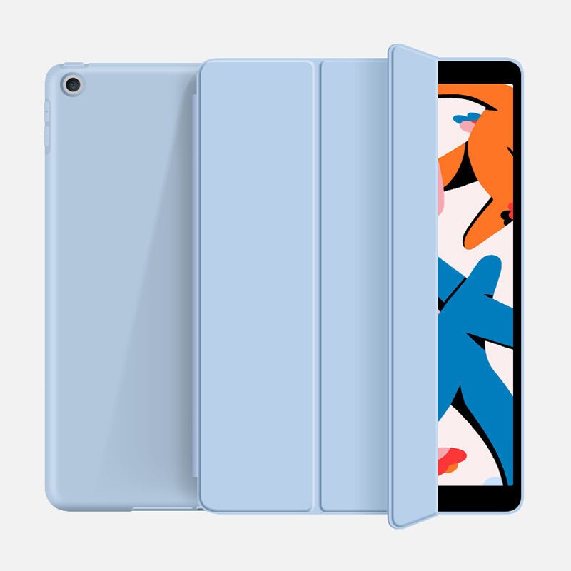 For IPad 10.2 Inch 9th Generation Case Model A2602 A2603 A2604 A2605 9th iPad 10.2 inch 9th Gen Cases Cover accessories: Sky Blue