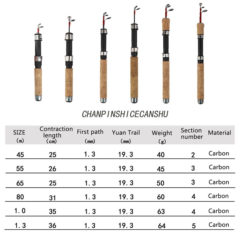 Winter Ice Fishing Rods for Carp Fly Fishing Tackle Rod Combo Pen Pole durable Spinning Casting carbon Hard Rods