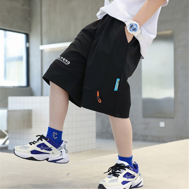 Pantaloncini sportivi per bambini estate Casual cotone nuovi arrivi abiti moda pantaloni elastici in vita pantaloni corti allentati per studenti 5-14 anni