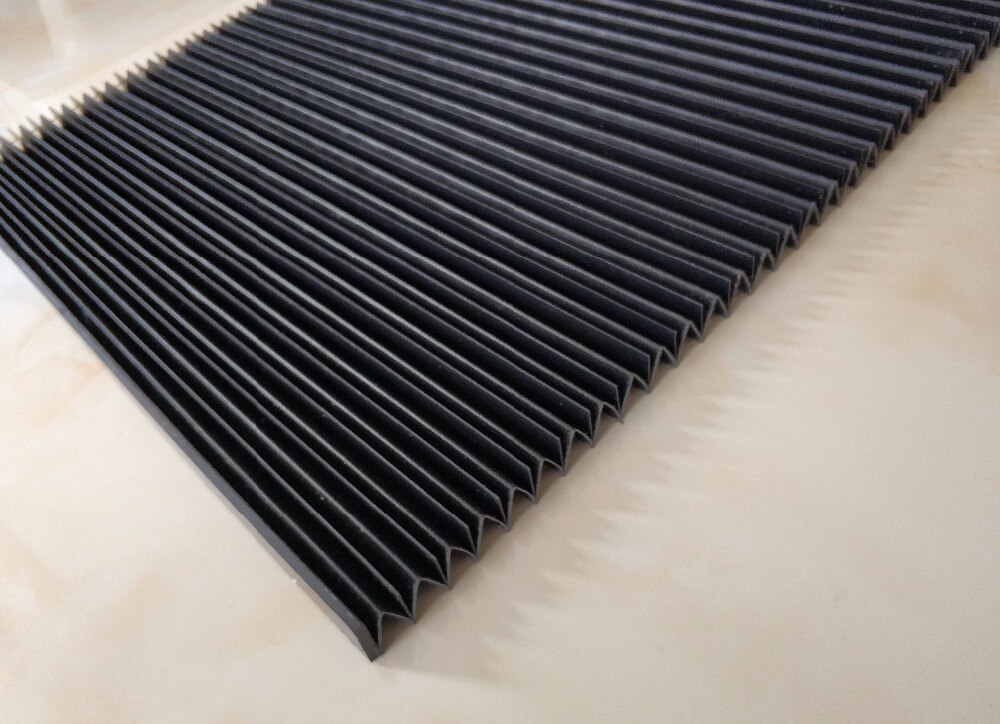 T7 flat profile protection bellow cover, 1300 mm x 170 mm x 15 mm