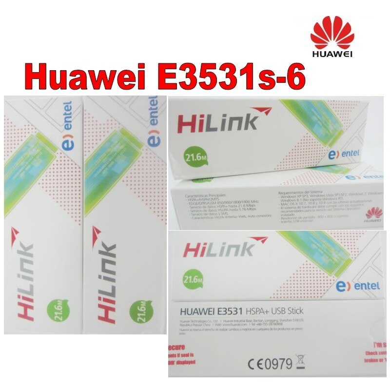 Desbloqueado Huawei Hilink E3531 GSM 3G USB módem de banda ancha HSPA + 21 Mbps