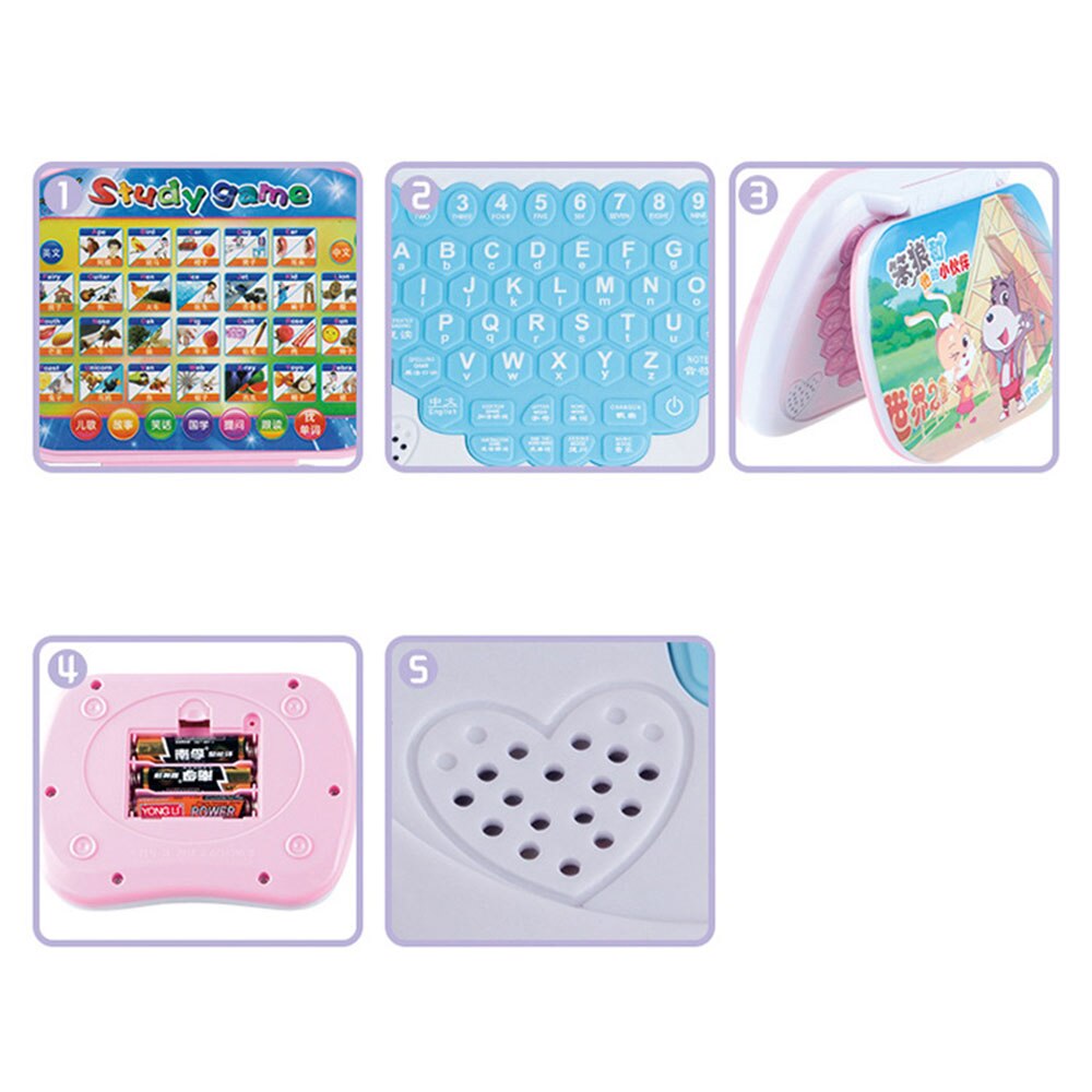 colore casuale del giocattolo educativo del gioco del computer portatile della macchina di studio di apprendimento dell'inglese della scuola materna dei bambini del bambino