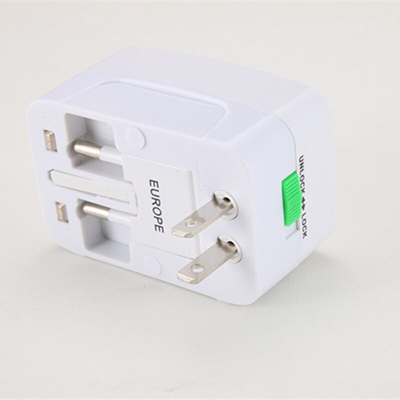 All In One Universal International Plug Adapter Port World Travel AC Power Charger Adaptor with AU US UK EU Converter Plug: Default Title