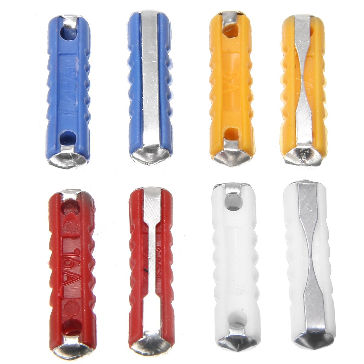 40Pcs/lot 5A 8A 16A 25A Torpedo Type European Automotive Fuse