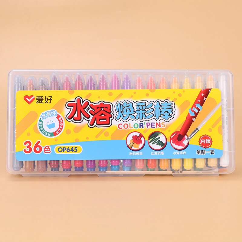 Oil pastel sticks /children 12/18/24/36/48 color washable crayon oil pastel sticks / art supplies / painting supplies: 36 colors