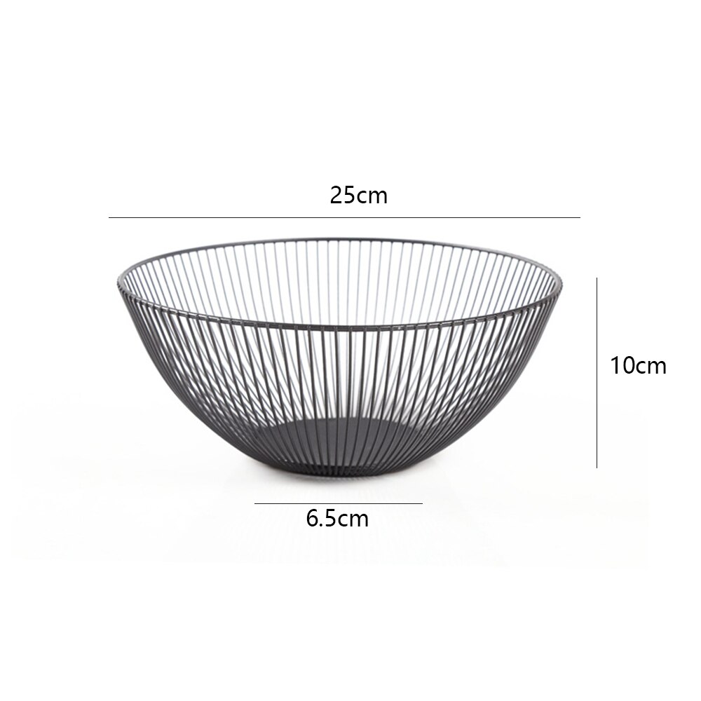 nordisch Minimalistischen Obst Korb Metall Draht Container Küche Ablauf Gestell Lagerung Platte Organizer für Wein Glas Gemüse Snack: A