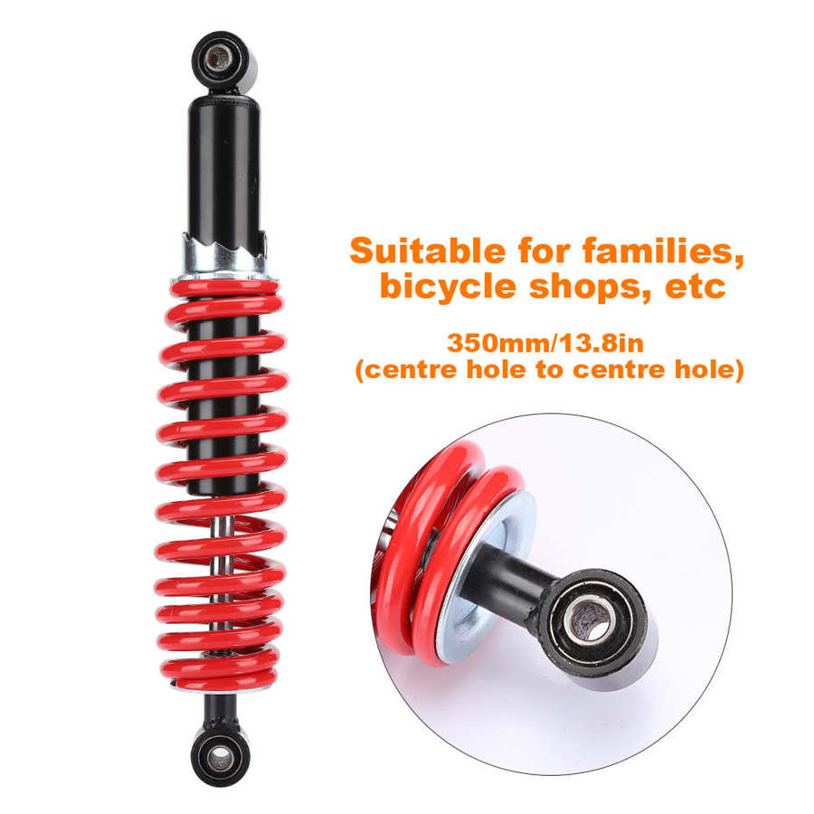 Støtdemper 350mm/13.8i bak demper universell passe fordune buggy quad skitt sykkel atv biltilbehør støtdemper
