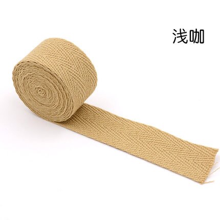 10 Meter 20mm Gurt Baumwolle Gurtband Rucksack Riemen DIY NäHenne Zubehör Haustier Seil: hell Kaffee