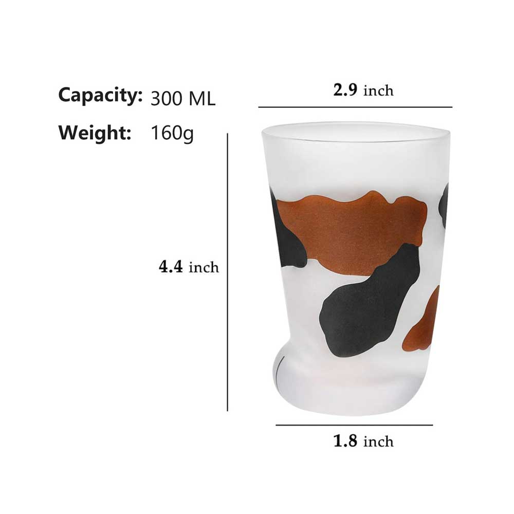 Kattklo kopp kaffemugg frostat glas tumlare drinkware frukost mjölk te juice hushållsmuggar barn par flickor