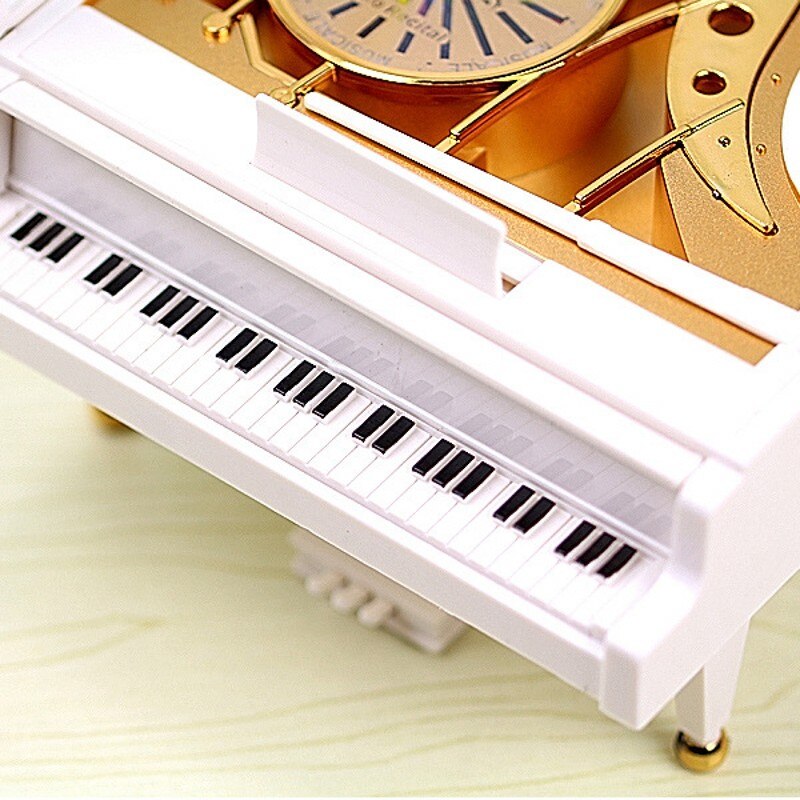 Music Boxes Grand Piano Rotary Ballerina Girl On The Piano Castle in the Sky Music box Children Birthday Figurines