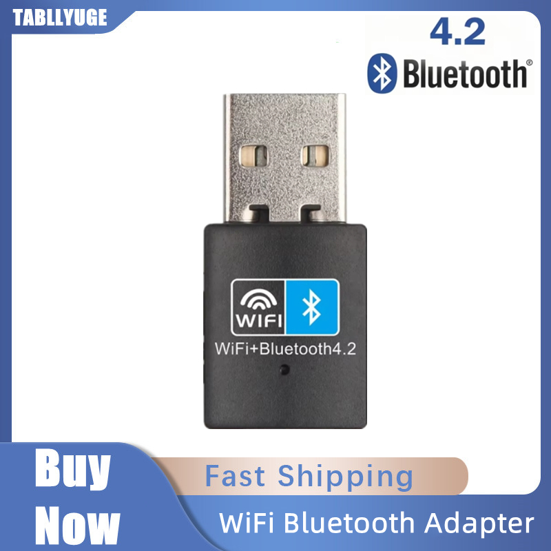 WiFi Bluetooth Wireless Adapter 150Mbps USB Adapter 2,4G Bluetooth V4.2 Dongle Netzwerkkarte RTL8723DU für Desktop Laptop PC
