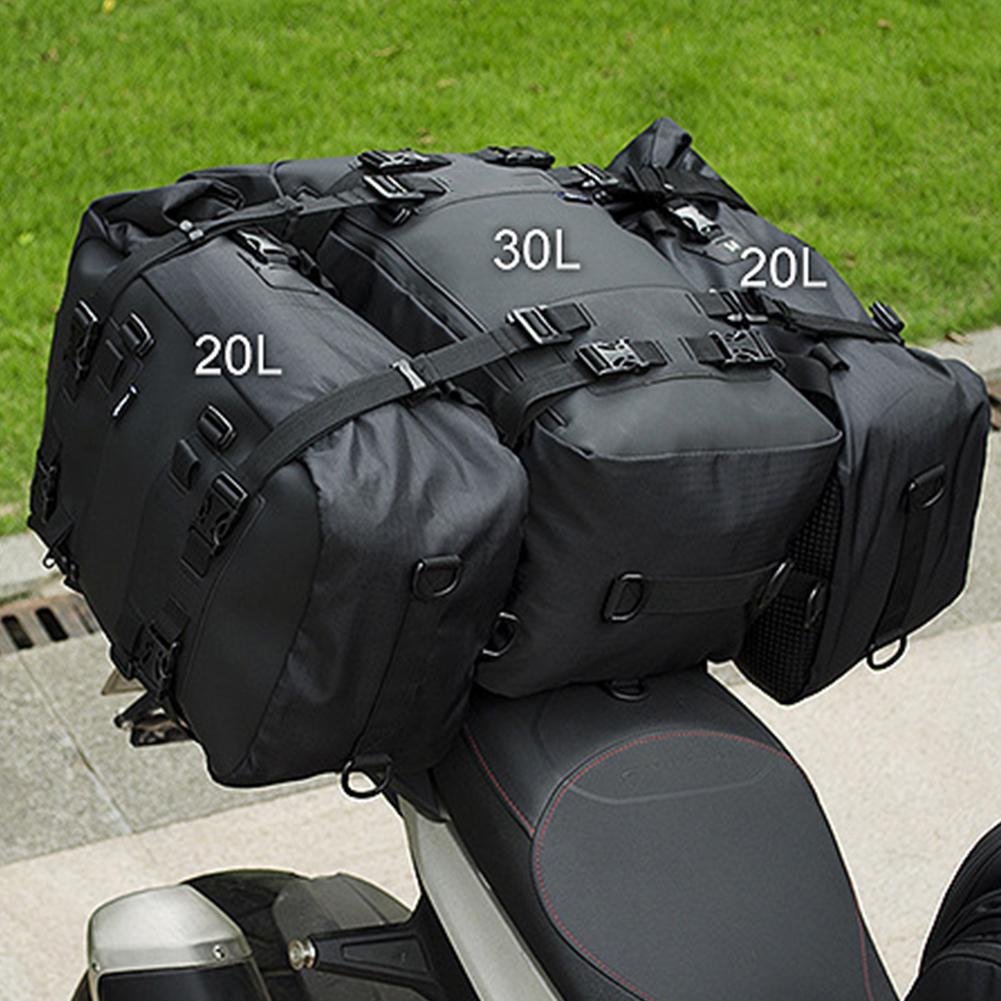 Motorcycle Tail Pack Backpack Motorbike Waterproof Rear Gear Bag Multifunctional Motorcycle Rear Seat Sport Bag