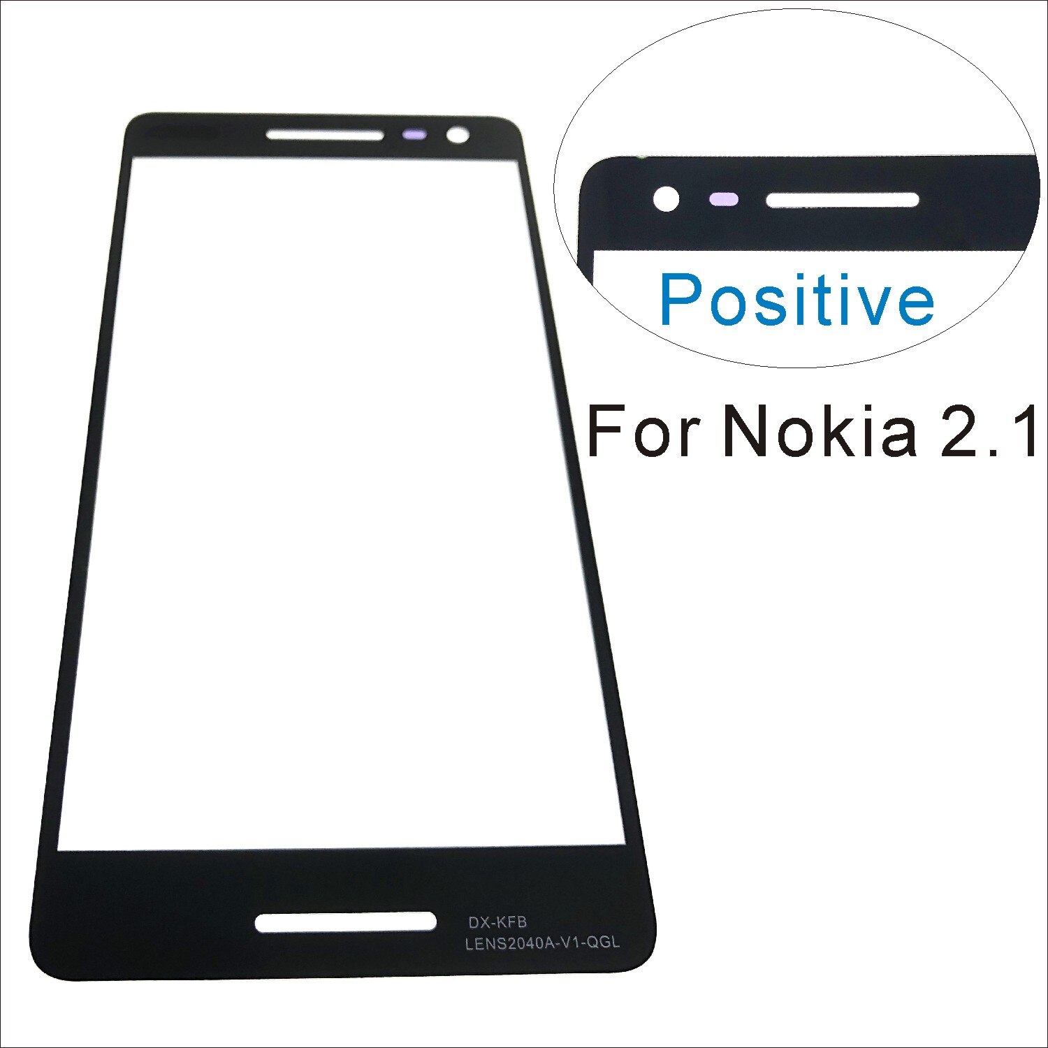 5.5'' (No Mobile Touch Screen) Outer Glass For Nokia 1 Plus 2.1 2.3 3.1 Plus 5.3 6.1 6.2 7.2 Front Glass Panel cover Replacement: 2.1