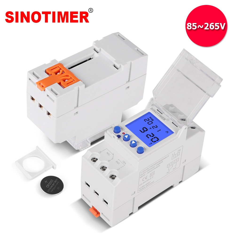 3 Functions Into 1 Body Calendar Display Programmable Time Switch with Pulse and Countdown Functions