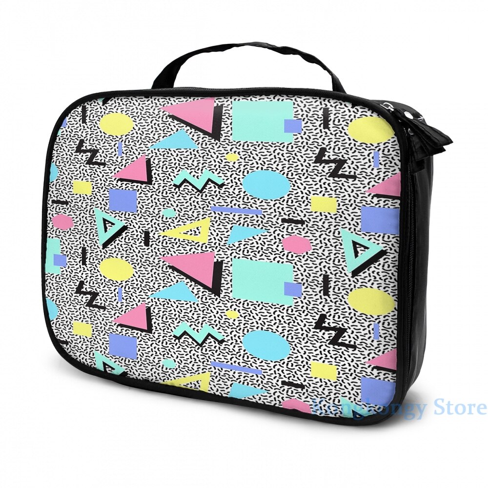 Divertida mochila con estampado gráfico de Menfis, color Pastel, con carga USB, para hombre, colegio, bolsa de viaje para mujer, bolsa para ordenador portátil: Cosmetic bag