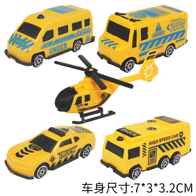 7 stks Bouw Cupcake Topper Pick Dump Truck Graafmachine Tractor Party Cake Toppers voor Kinderen Verjaardag Baby Shower Party Decor: WHITE