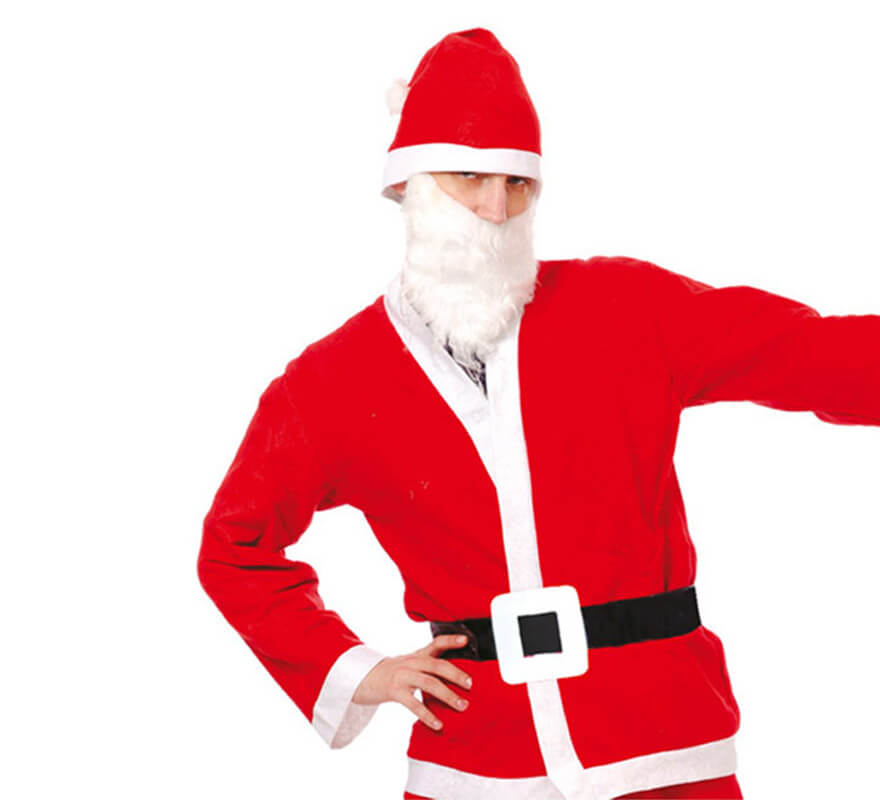 Disfraz barato de Papa Noel adulto para Navidad