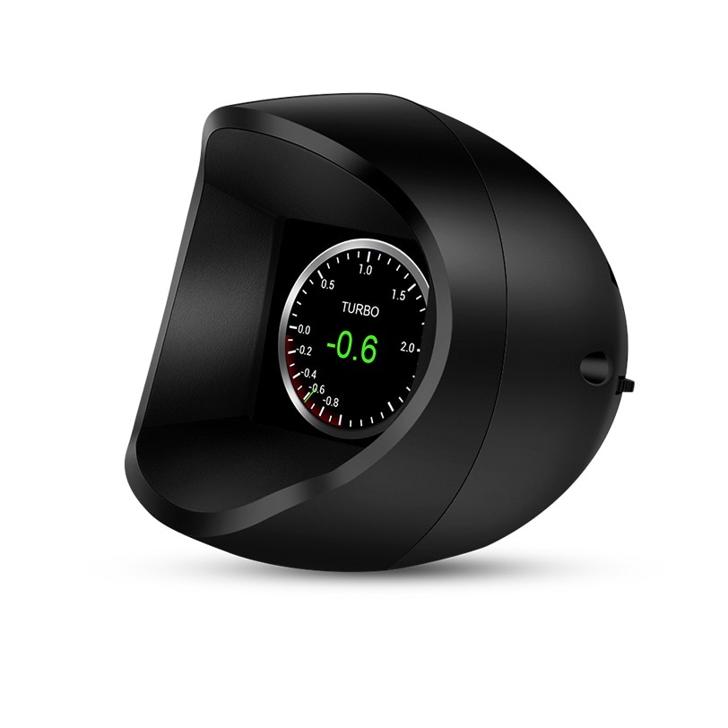 Universal HUD for All Car OBD2+GPS Dual Mode OBD2 Head Up Display GPS HUD Digital MPH KMH Speedometer Water & Oil Temp