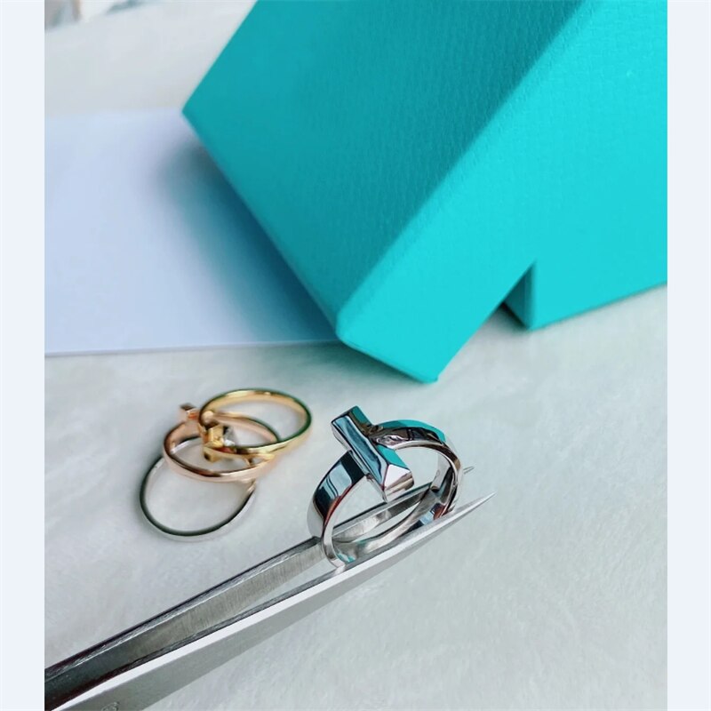 TIF T1 pure silver 925 women's classic ring, accessories make you more attractive and bright