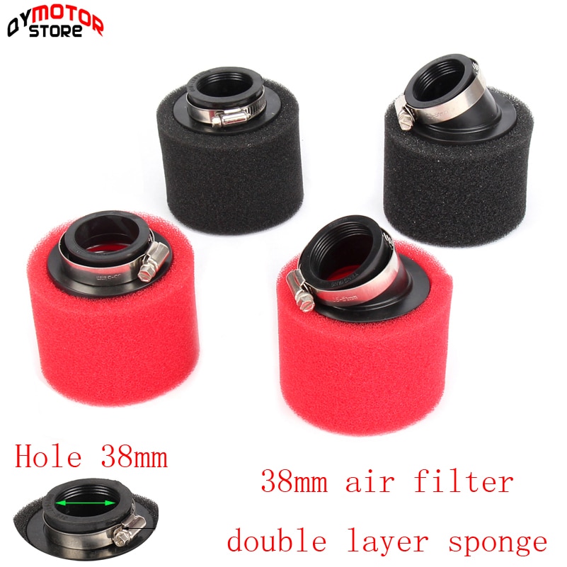 38Mm Atv Pit Dirt Bike 45 Graden Schuine Foam Air Filter Pod Cleaner 110cc 125cc Rode CRF50 XR50 Crf