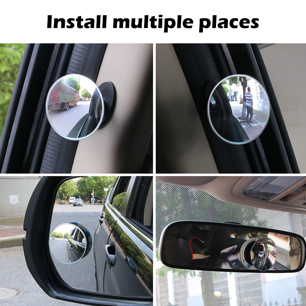 Spiegel rond bol universeel achteruitkijkspiegel voor auto ronde bolle spiegel kleine ronde zijspiegel dodehoek parkeerspiegel