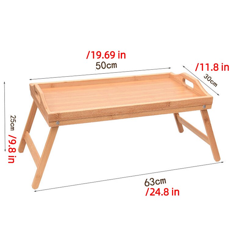 50x30x25cm Adjustable Computer Stand Laptop Desk Notebook Desk Breakfast Laptop Desk Food Sofa Bed Tray Picnic Studying Table