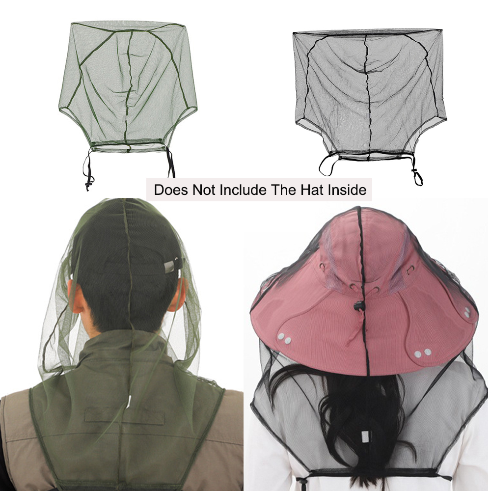 Chapeau anti-moustiques de Camping unisexe, avec filet caché, répulsif en maille, Protection contre les insectes et les abeilles, casquette de pêche décontractée pour l'extérieur