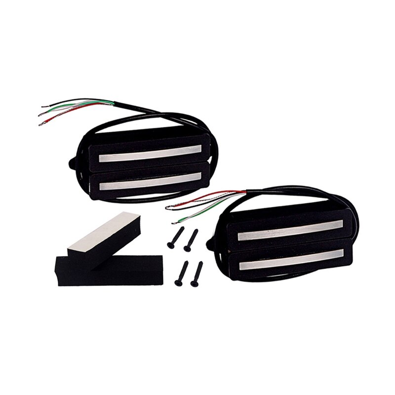 1 sæt dual coil guitar pickup 7 strenget guitar hals bro til fender stratocaster squier telecaster bas guitar