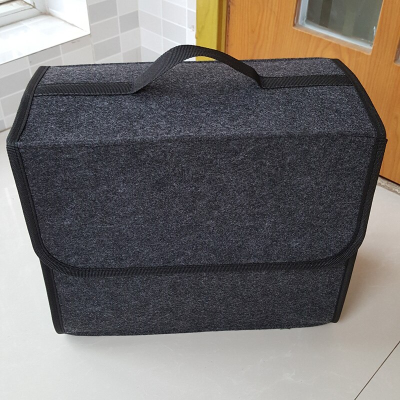 35x30x20 cm Große Größe Weichen Woll Filz Auto Kofferraum Organizer Auto Lagerung Kasten Tasche Feuerfeste Verstauen aufräumen Paket Decke Werkzeug