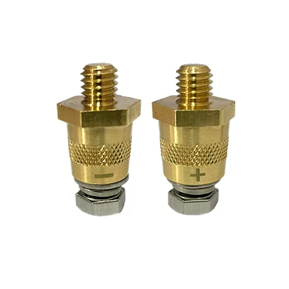 1 Pair M8 Battery Terminal Bolt Battery Terminal Connectors Car Battery Connection Terminals with Stainless Screws