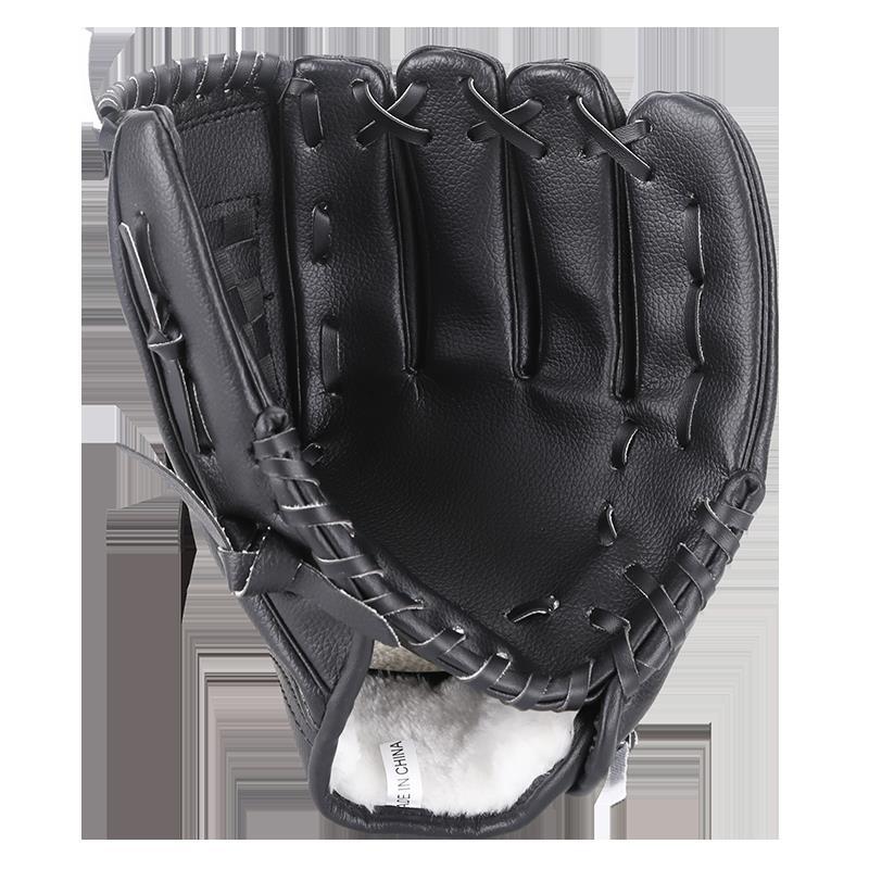 Lederen Honkbal Handschoenen Mannen Linkerhand Softbal Accessoires Baseball Handschoen Lederen Apparatuur Guanteletas De Beisbol Baseball: Chocolade / 12.5 inches