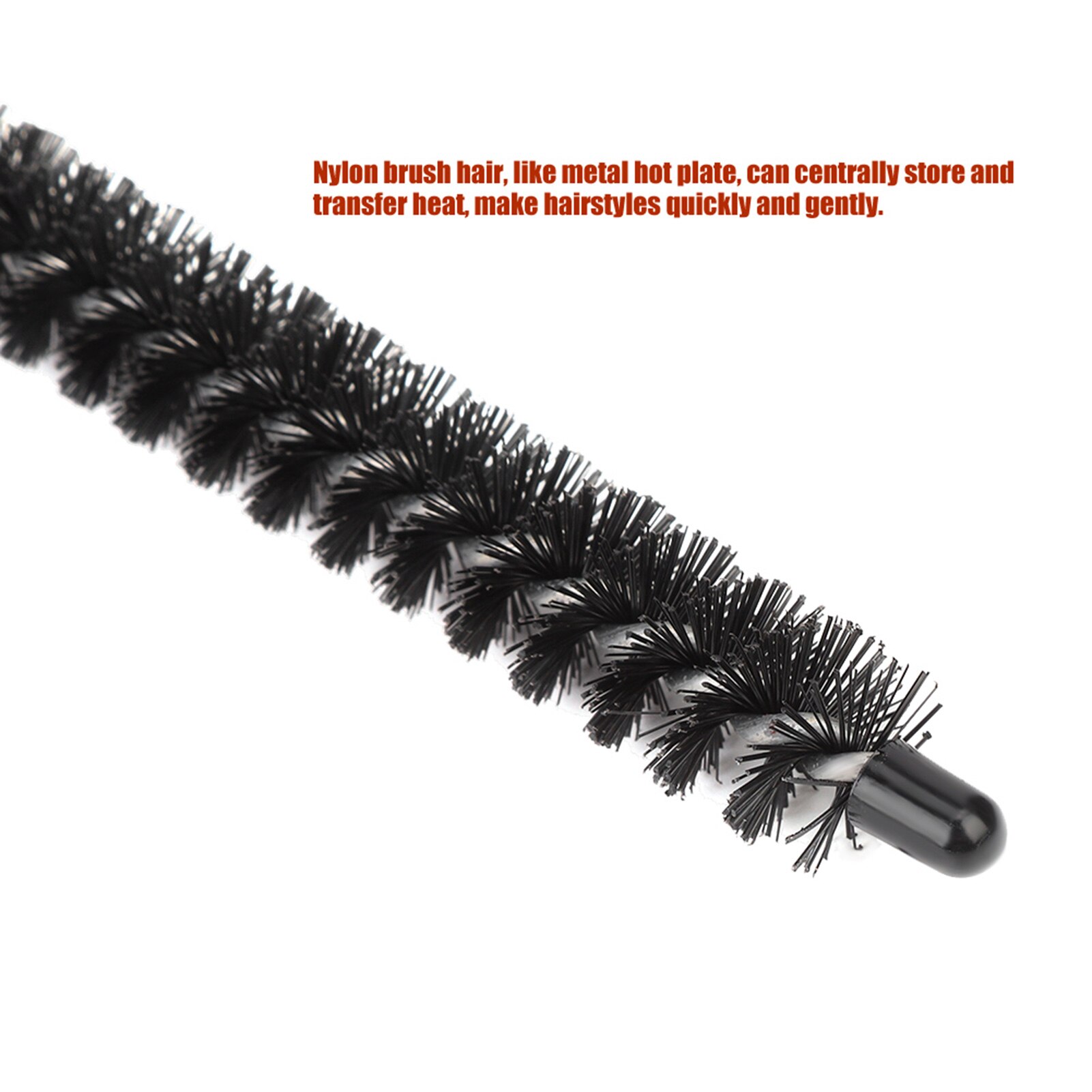 Cepillo redondo pequeño de 16/20mm, peine de peinado de pelo corto, cepillo de nailon para rizar el cabello, maquillaje, herramienta de peluquería