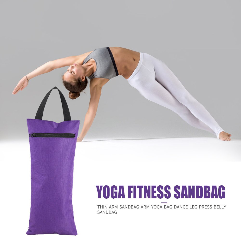 Fitness yoga sandsäck med innerpåse viktad kroppsbyggande sandpåse för träning och bekväm dekoration
