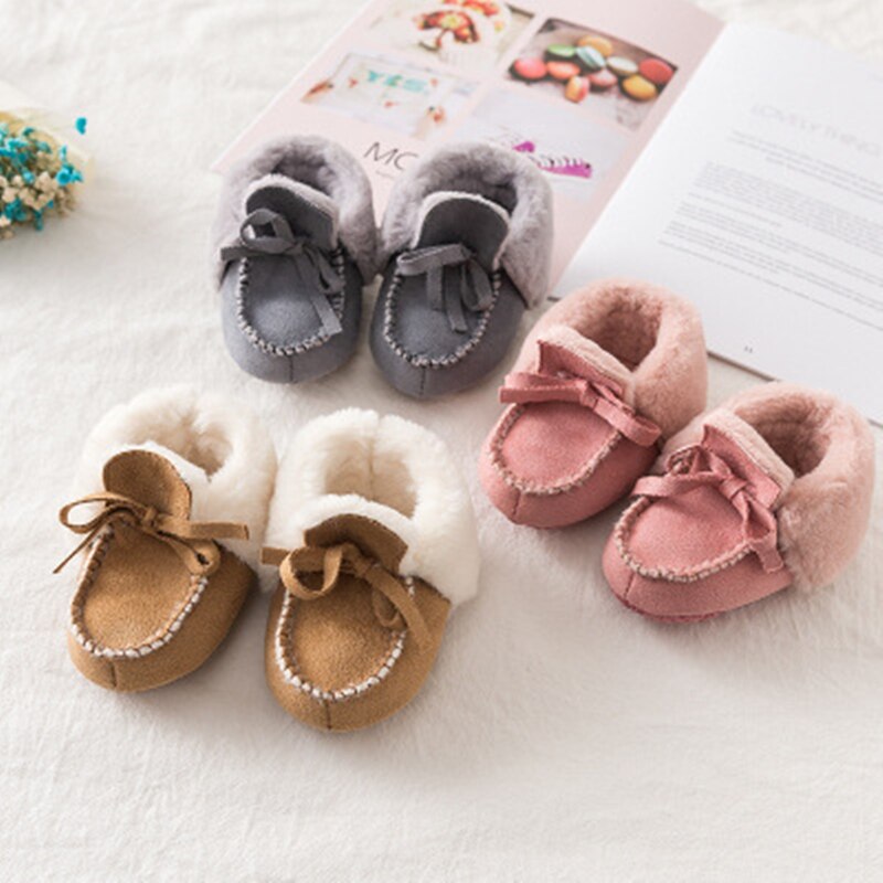 Neugeborenen Baby Stiefel Winter Erste Wanderer Quaste Baby Mädchen Schuhe Pelz Schnee Super Warme Prewalkers Weiche Sohle Keine-Unterhose booties Beute