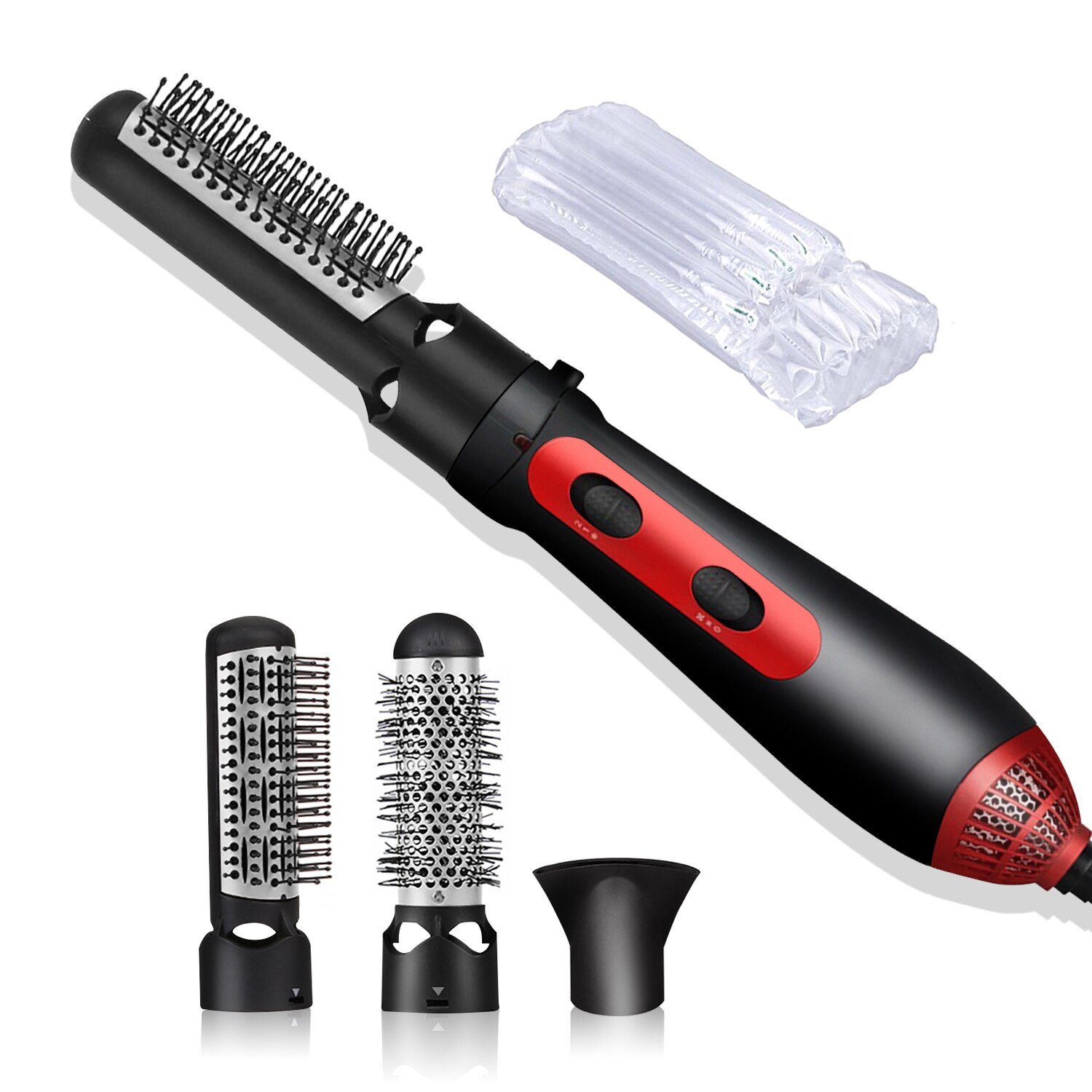 Hair Dryer Automatic 3 In 1 Dryer brush One Step Air Brush Multifunction Rotating Roller Hair brush Styler Electric Air: UK Plug / No box