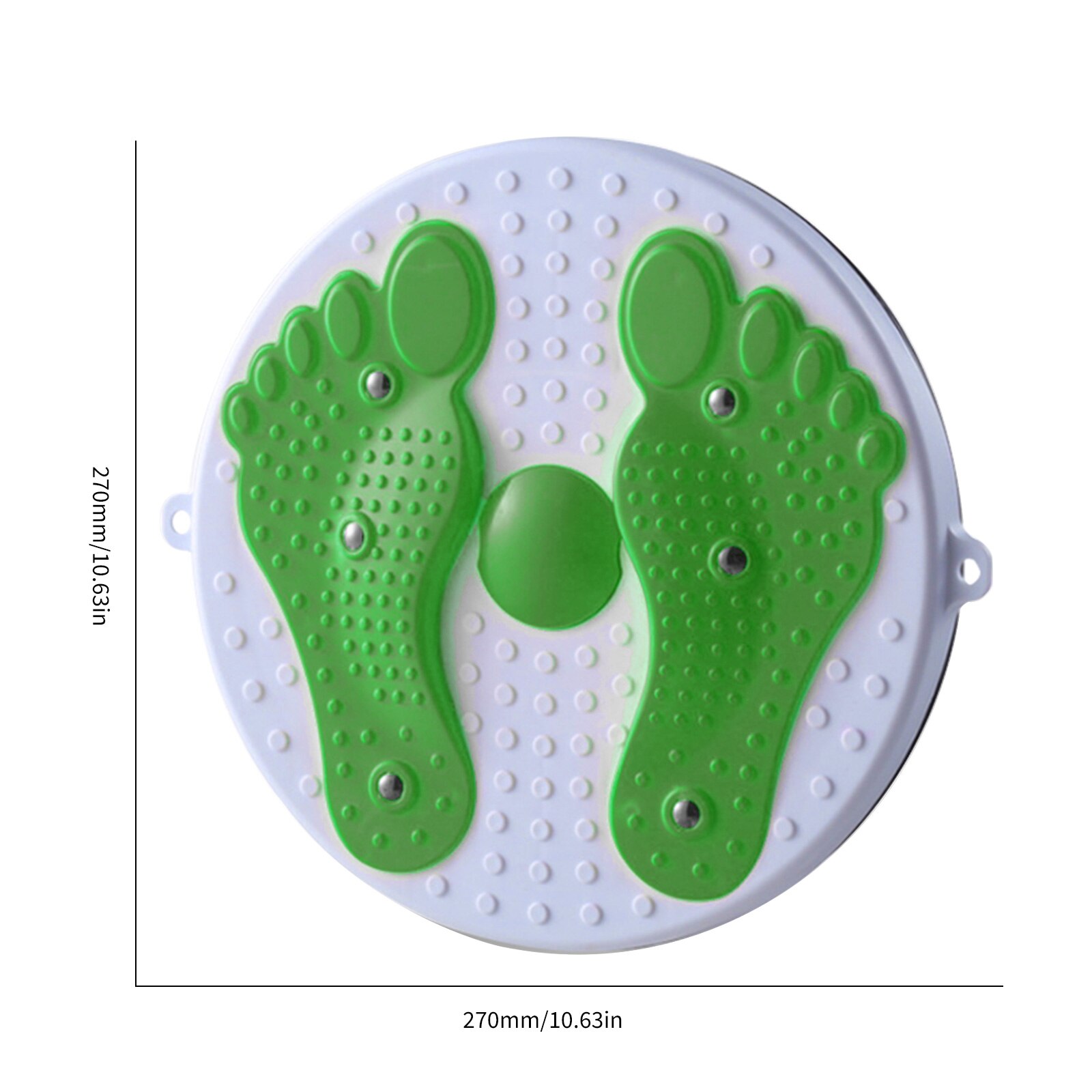 Yoga Waist Twisting Disc Sport Fitness Balance Board Wobble Waist Twisting Fitness Body Exercise Sports Massage Wriggling Plate: Green