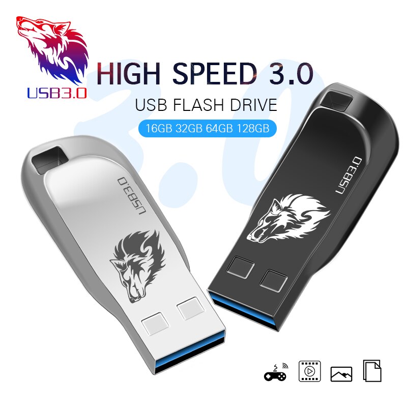 Metalen Usb Flash Drive 4Gb 8Gb 16Gb Flash Disk Pen Drive 32Gb 64Gb memory Stick Usb 3.0 Flash Usb Stick Pen Drive