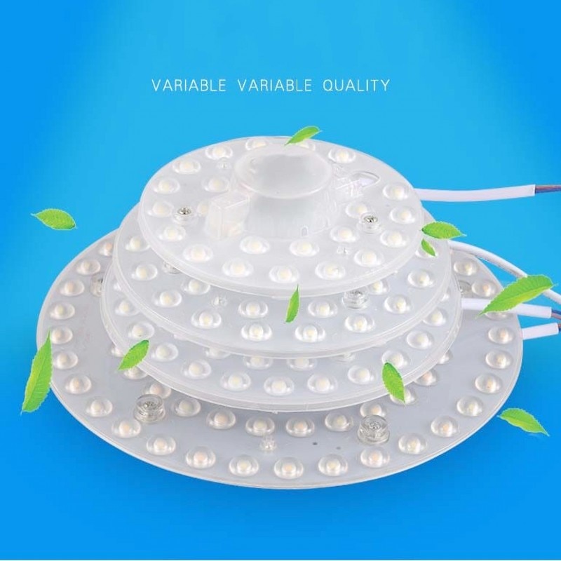 Anillo de luz circular con PANEL LED, lámpara de techo redonda, decoración de techo, SMD2835, 12W, 18W, 24W, 36W, CA 220V, novedad