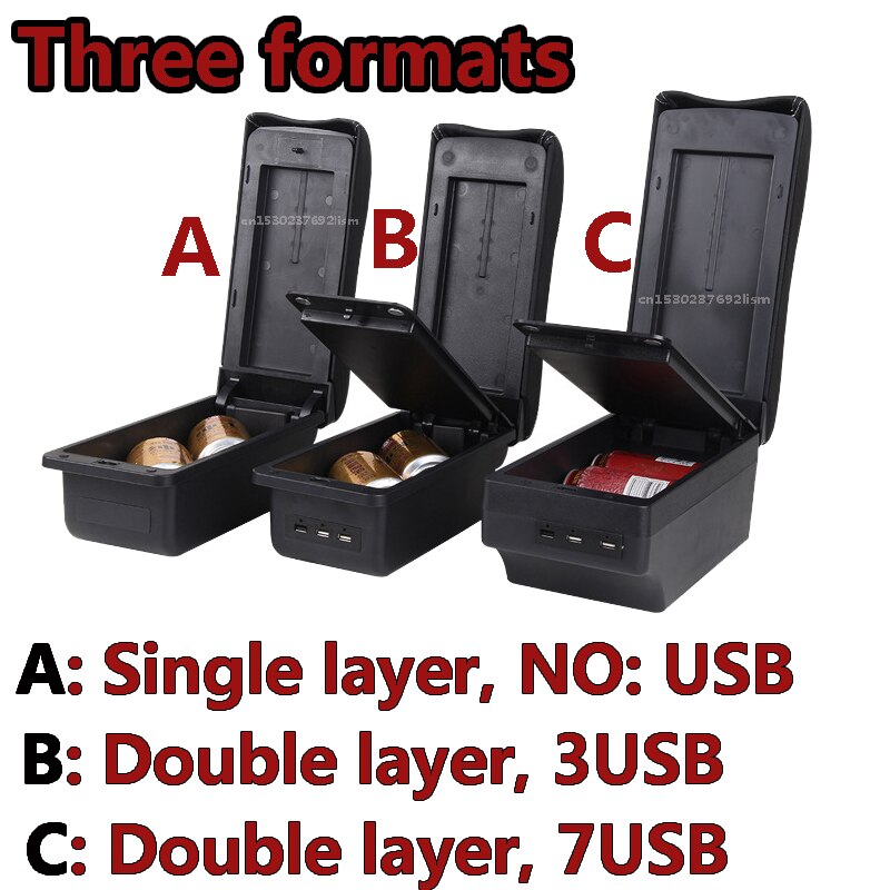 Armstöd för renault dacia duster armstöd dubbla lager central butik innehåll box usb laddning bil-styling dekoration tillbehör