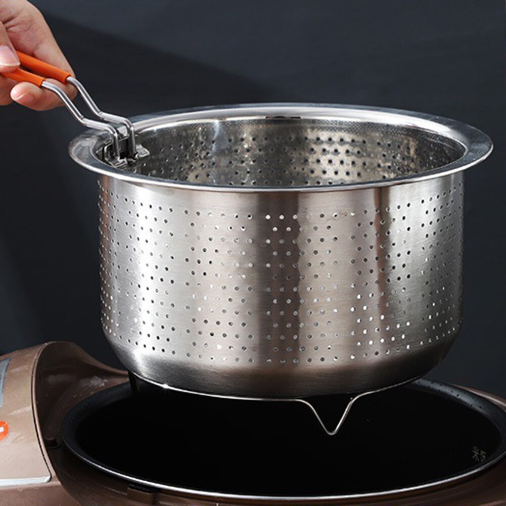 Kosz parowy robić gotowania ryżu ze stali nierdzewnej szybkowar parowy robić gotowania na parze wielofunkcyjny kosz robić czyszczenia owoców
