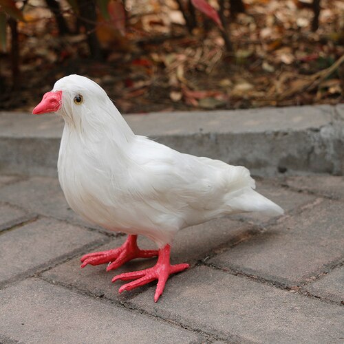 Tuin Decoratie Simulatie Witte Duif Dier Vredesduif Gazon Simulatie Speelgoed Balkon Bruiloft Simulatie Knuffel DD60FZ: Style 1