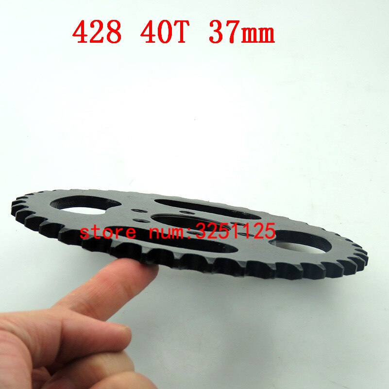 motorcycle scooter drive gear 428 big sprocket 40T tooth 37mm rear chain sprockets for 150cc 250cc ATV Quad Pit Dirt Bike Moto