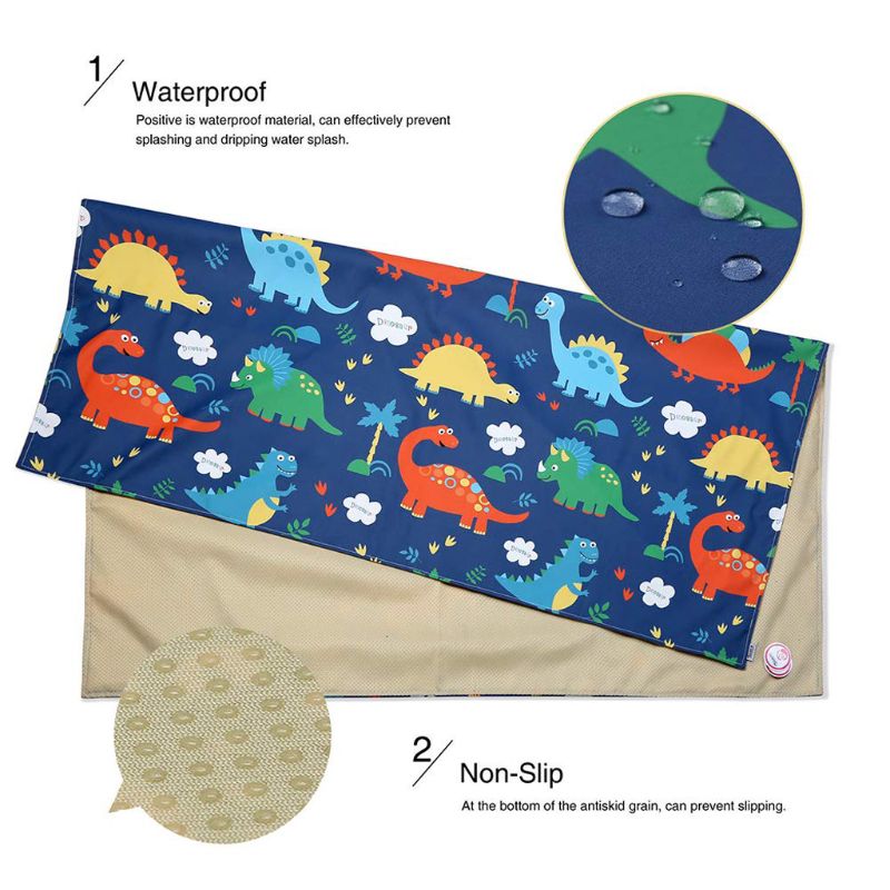 Highchair Splash Mat Baby Paint Splash Mat Large Protective Floor Splash Mat Waterproof and Anti Slip 140cm×140cm 54DA