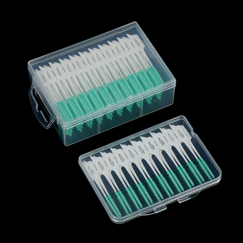 20/150 Pcs Silicone Interdental Brushes Super Soft Dental Cleaning Brush Teeth Care Dental floss Toothpicks Oral Cleaning Care